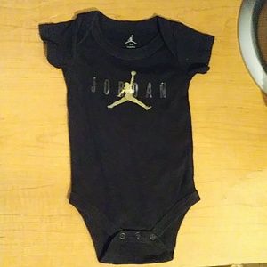 Nike Jordan Onesie Black Size 3-6 Mos.